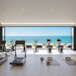 Gym in Nubay Manilva with sea views