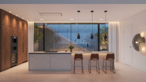 Modern kitchen interior in Nubay Manilva apartment