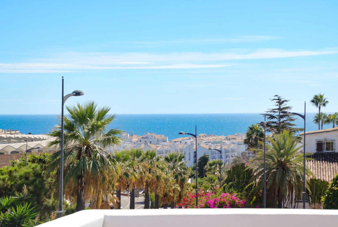 Stunning sea view from the terrace of a penthouse in Centro Plaza.