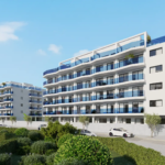 Laguna One Fuengirola modern apartment buildings exterior view