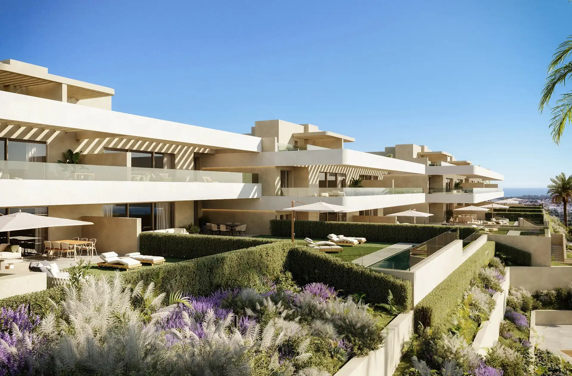 Omnia Estepona Modern Terraced Apartments with Landscaped Gardens