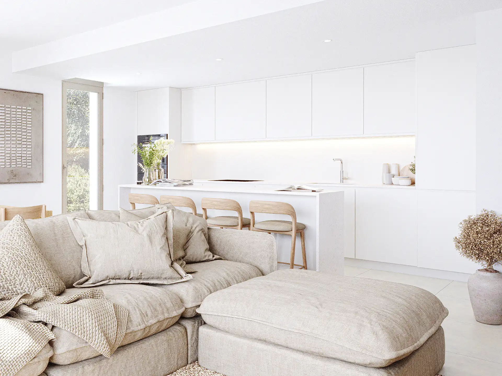 Modern Open-Plan Living at Calanova Homes with Designer Kitchen