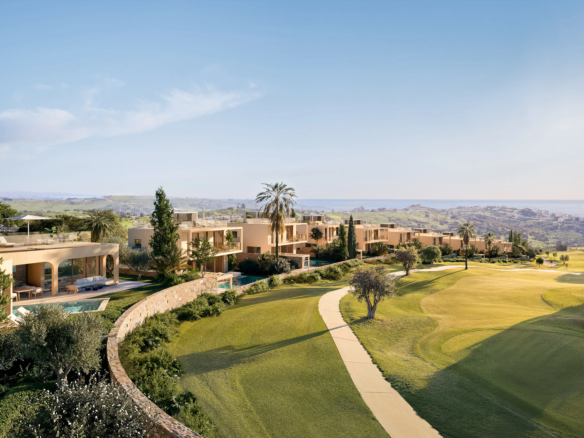 Amaris Villas luxury golf course development with modern villas in Estepona